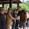 Wabup Kapuas Sambut Wisatawan Asal Amerika dan Australia di Rumah Betang Manggatang Utus