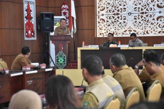 Sekda Kapuas Pimpin Rakor Percepatan Tanam Padi di Lokasi Optimalisasi Lahan