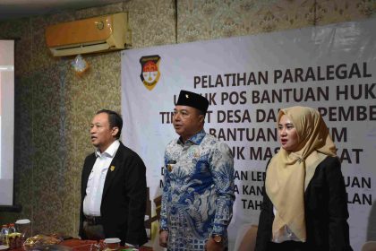 Pemkab Kapuas Dukung Pelatihan Paralegal Desa untuk Perkuat Akses Keadilan Masyarakat
