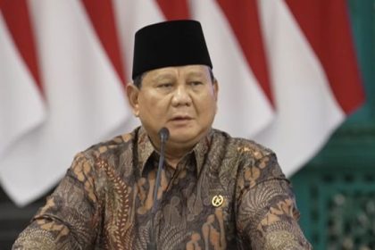 Presiden Prabowo Subianto, dalam Sidang Kabinet Paripurna setahun pemerintahannya