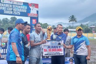 Surya Samudra FC Juara Turnamen Sepak Bola Bupati Cup 2025
