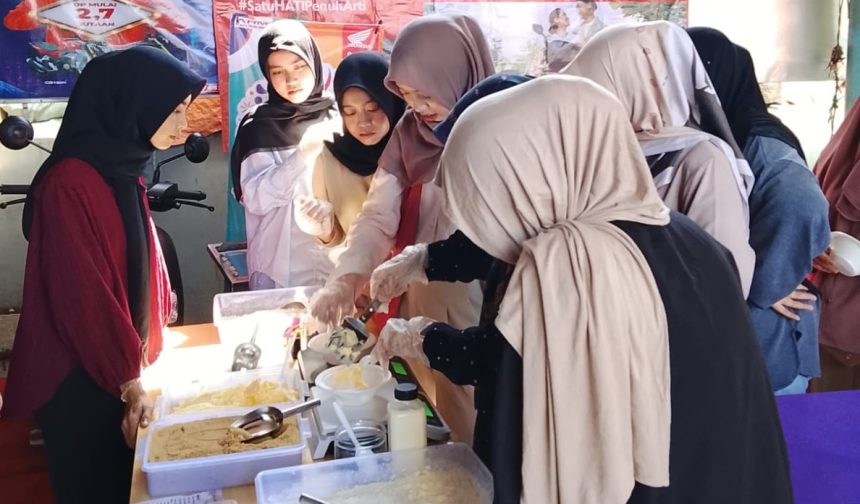 Kreatif Bareng Honda! Trio Motor Martadinata Gelar Edible Cookies Dough Class