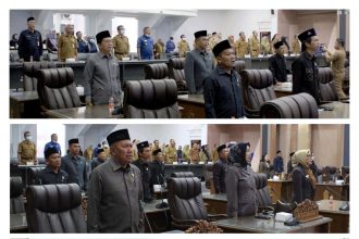 DPRD Barito Utara (Barut) menggelar Rapat Paripurna I di ruang rapat dewan dalam rangka penyampaian Pidato Pengantar Bupati Barut terhadap Raperda Tentang Pertanggungjawaban Pelaksanaan APBD Tahun Anggaran 2024, Senin (8/9/2025). Foto: Istimewa