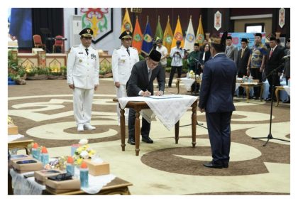 Shalahuddin dan Felix Sonadie Resmi Pimpin Barito Utara, Gubernur Agustiar Sabran Tekankan Kesejahteraan Rakyat