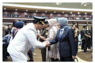 Ketua DPRD Barut Hj Mery Rukaini dan Anggota DPRD Hadiri Pelantikan Bupati, Sampaikan Harapan Sinergi Bangun Daerah