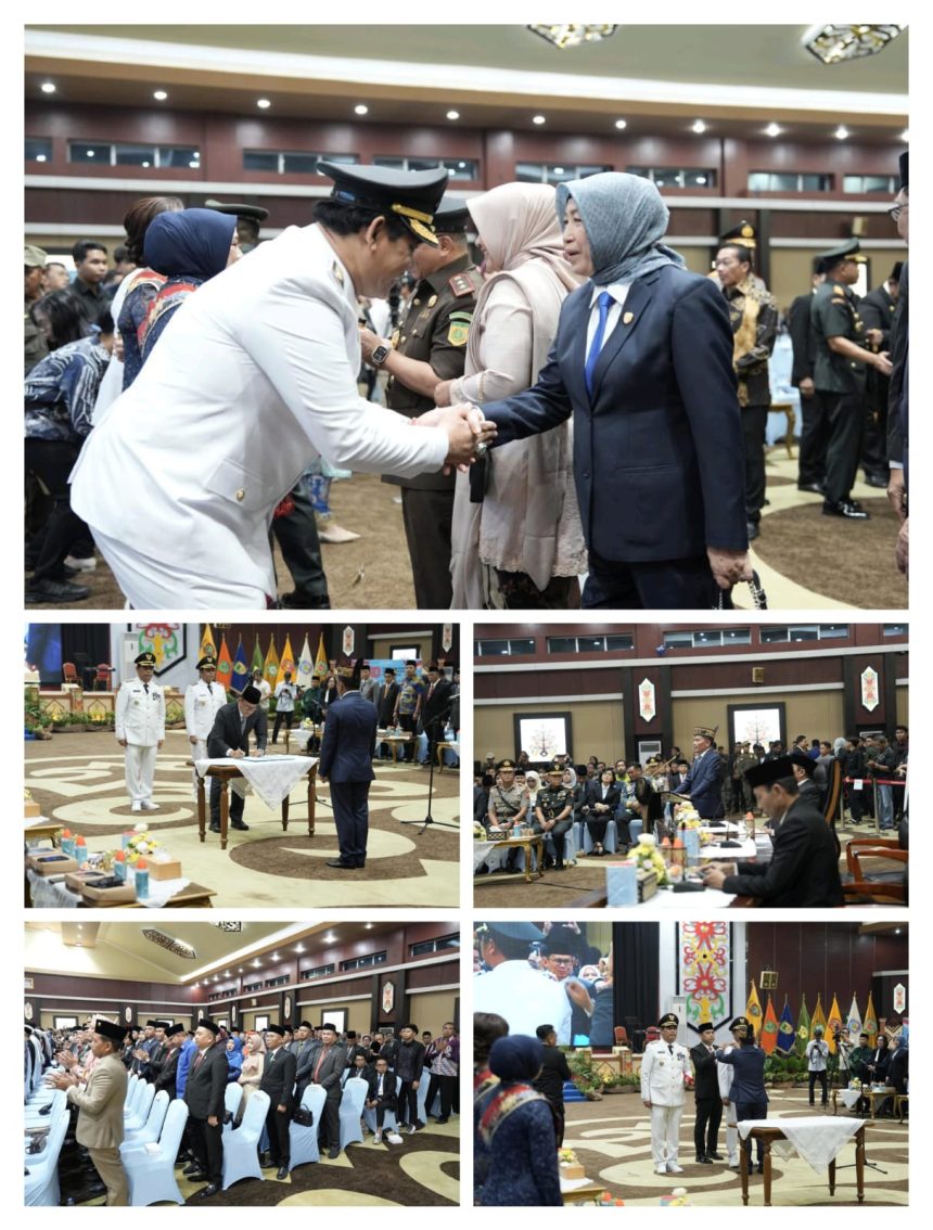 Ketua DPRD Barut Hj Mery Rukaini dan Anggota DPRD Hadiri Pelantikan Bupati, Sampaikan Harapan Sinergi Bangun Daerah