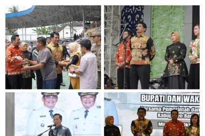 Sekda dan KPD Barut Hadiri Syukuran dan Ramah Tamah Pasca-Pelantikan Bupati dan Wakil Bupati