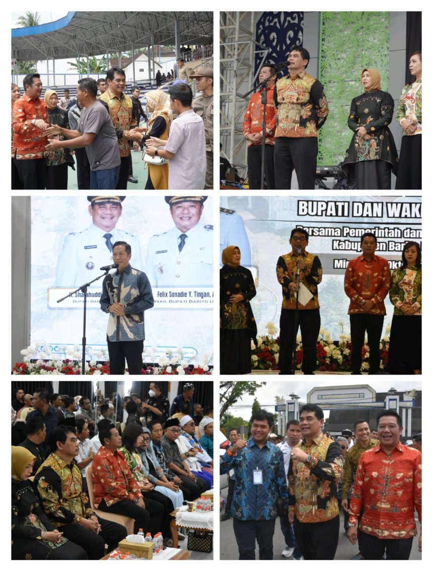 Sekda dan KPD Barut Hadiri Syukuran dan Ramah Tamah Pasca-Pelantikan Bupati dan Wakil Bupati