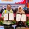 Bupati Tabalong, H Muhammad Noor Rifani bersama Direktur Politeknik Statistika STIS, Dr Erni Tri Astuti usai melakukan penandatanganan kerja sama. Foto: Humas Prokopim