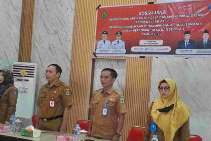Pemkab Kapuas Gelar Sosialisasi Pengelolaan Arsip dan Pendampingan Aplikasi SRIKANDI
