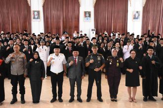 Bupati Kapuas Lantik 145 ASN dalam Jabatan Manajerial