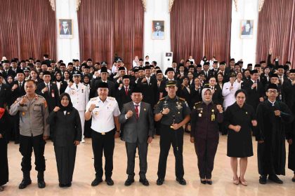 Bupati Kapuas Lantik 145 ASN dalam Jabatan Manajerial