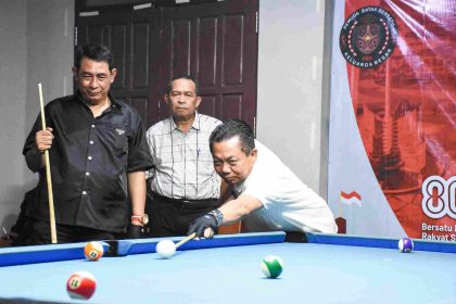 Bupati Kapuas Buka Turnamen Biliar “Born to Be a New Champions” dalam Semarak HUT ke-80 RI
