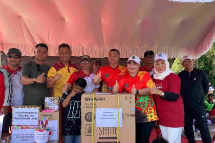 Wakil Bupati Kapuas Ikuti Senam Massal Semarak HUT ke-80 RI di Kapuas Murung