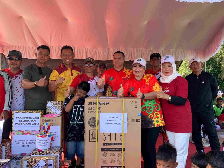 Wakil Bupati Kapuas Ikuti Senam Massal Semarak HUT ke-80 RI di Kapuas Murung