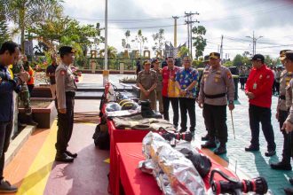 Wabup Kapuas Ikuti Apel Kesiapsiagaan Penanggulangan Karhutla 2025