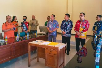 Pj Sekda Kapuas Saksikan Sertijab Kalaksa BPBD Kabupaten Kapuas