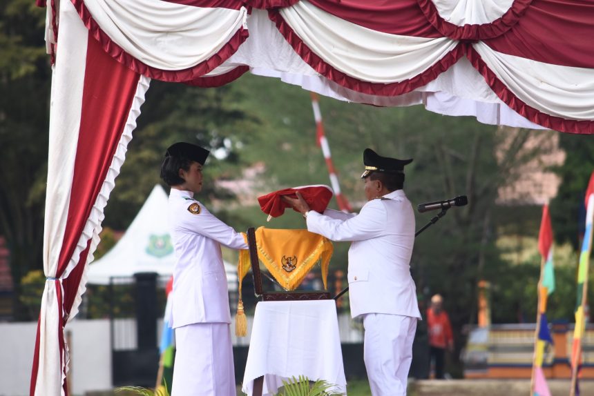 Bupati Kapuas Pimpin Upacara Peringatan HUT ke-80 Kemerdekaan RI