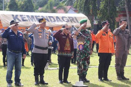 Pemkab Barito Timur Ikuti Apel Kesiapsiagaan Karhutla dan Banjir 2025