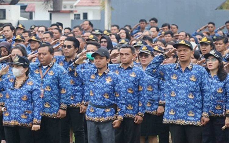 Pemkab Barito Timur Gelar Apel Hari Kesadaran Nasional dan HUT ke-78 Koperasi