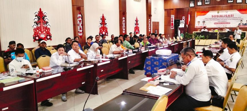 Kapuas Sosialisasikan Perbup Nomor 8 Tahun 2022 tentang Pengumpulan Uang dan Barang