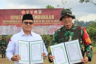 Pj Bupati Barito Utara Resmi Buka TMMD 126, Fokus Perkuat Infrastruktur Desa