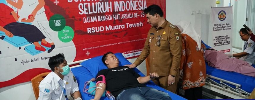 Bupati Barito Utara Resmi Buka Bakti Sosial Donor Darah, Parkir Gratis, dan Luncurkan Inovasi SRIKANDI serta SIMPATIK
