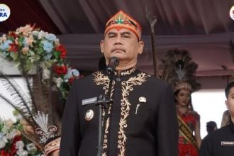Peringati Hari Sumpah Pemuda ke-97, Pemkab Barito Utara Gelar Upacara di Arena Terbuka Tiara Batara
