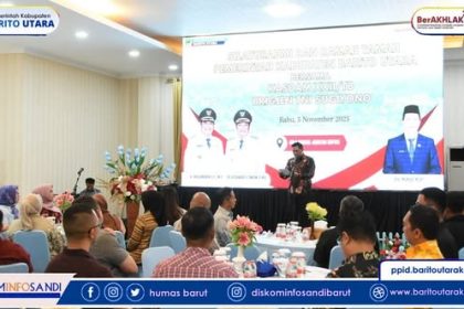 Pemkab Barito Utara Gelar Malam Ramah Tamah Bersama Kasdam XXII/TB di Rumah Jabatan Bupati
