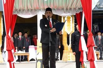 Bupati Barito Utara Pimpin Apel Peringatan Hari Pahlawan