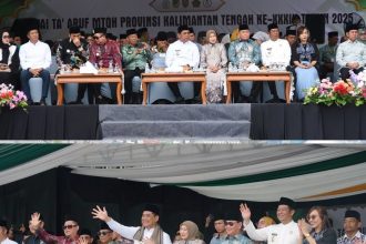 Pawai Ta’aruf MTQH XXXIII Kalteng di Muara Teweh Meriah, Diikuti 39 Rombongan Kafilah dan OPD