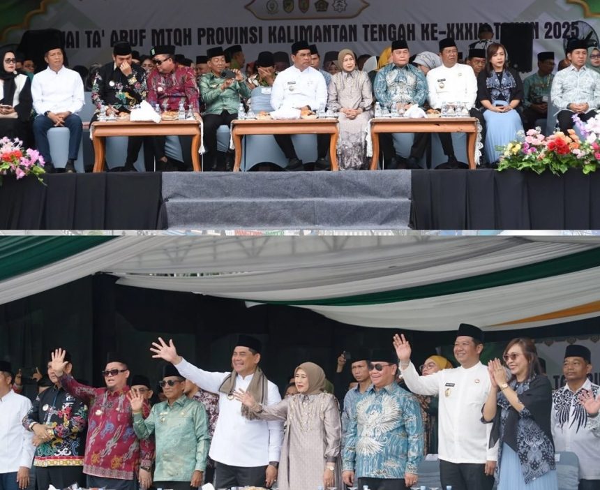 Pawai Ta’aruf MTQH XXXIII Kalteng di Muara Teweh Meriah, Diikuti 39 Rombongan Kafilah dan OPD
