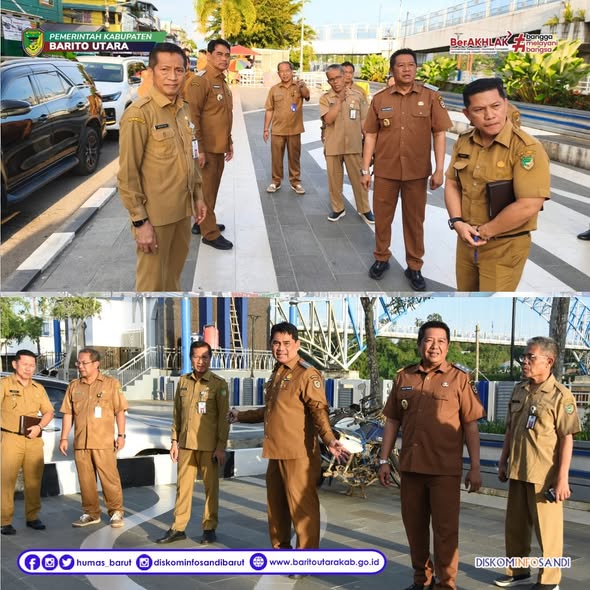 Pemkab Barito Utara Tinjau Rencana Penataan Kawasan Kumuh dan Pelebaran Jalan di Dua Kelurahan