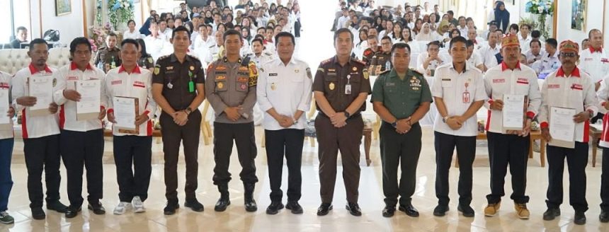 Wabup Barito Utara Hadiri Rakor dan Penandatanganan MoU Abpednas dengan Kejaksaan Negeri