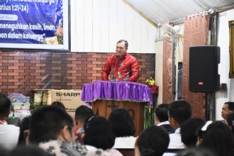 Wakil Bupati Kapuas Hadiri Natal Resort GKE Kapuas Seberang, Tekankan Penguatan Keluarga dan Pembinaan Generasi Muda