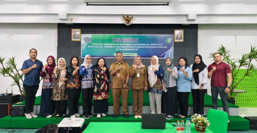 Plt Kadinkes Kapuas Resmi Buka Pelatihan OJT Kegawatdaruratan di Palangka Raya