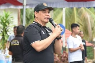 Jaga Kebugaran dan Kekompakan, Pemkab Barito Utara Gelar Senam Pagi Bersama ASN