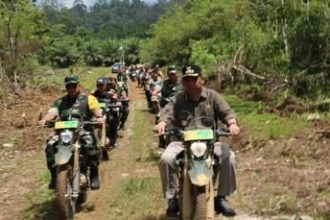 Tim Wasev TMMD ke-126 Tinjau Progres Pembangunan di Desa Jamut Barito Utara
