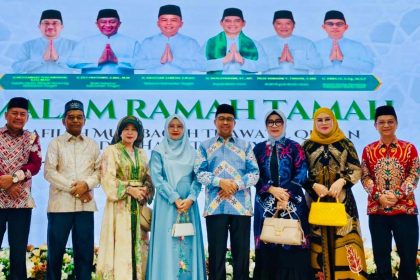 Wakil dan Anggota DPRD Barito Utara Hadiri Malam Ramah Tamah MTQH se – Kalteng. Foto : lenterakalimantan.com
