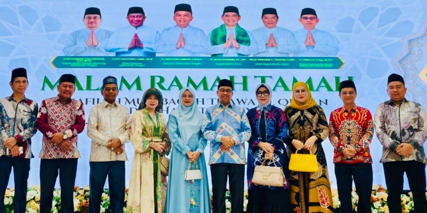 Wakil dan Anggota DPRD Barito Utara Hadiri Malam Ramah Tamah MTQH se – Kalteng. Foto : lenterakalimantan.com