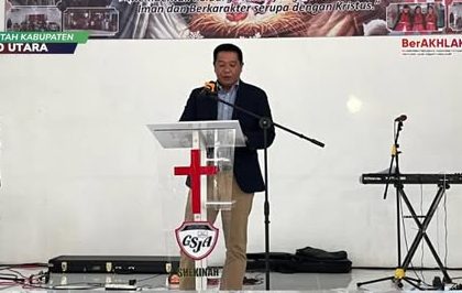 Wakil Bupati Barito Utara Resmikan Gedung Gereja GSJA “Shekinah” Kandui