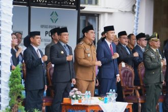 Bupati Barito Utara Hadiri Peringatan Hari Bhakti PU ke-80 Tingkat Provinsi Kalteng