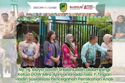 TP PKK Barito Utara Sosialisasikan Pencegahan Pernikahan Anak di Desa Lemo I