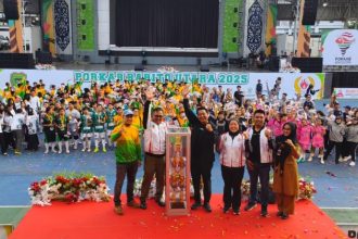 Porkab Barito Utara 2025 Resmi Ditutup, Teweh Tengah Raih Juara Umum