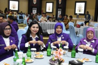 Ketua TP Posyandu Barito Utara Hadiri Rakorda Posyandu se-Kalteng 2025