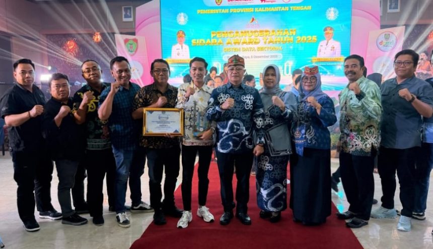Barito Utara Raih Penghargaan Harapan II Produsen Data Terbaik SIDARA 2025