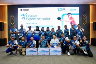 Tim Tenis Meja BRI Region 14 Banjarmasin