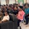 Suasana pelantikan Pengurus PWI Barito Utara Periode 2025–2028 di Aula Dinas Lingkungan Hidup.