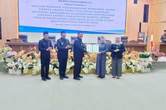 Paripurna IV DPRD Barito Utara: Fraksi Sampaikan Pendapat Akhir Raperda APBD 2026
