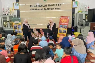 Dispersip Balangan Giatkan Sosialisasi Bu RT untuk Tingkatkan Budaya Baca Masyarakat
